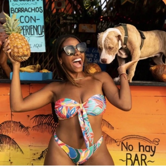 NEW! Kenny Flowers THE COLOMBIA Underwire Bikini Top and Bikini Bottom Set M - Picture 8 of 16